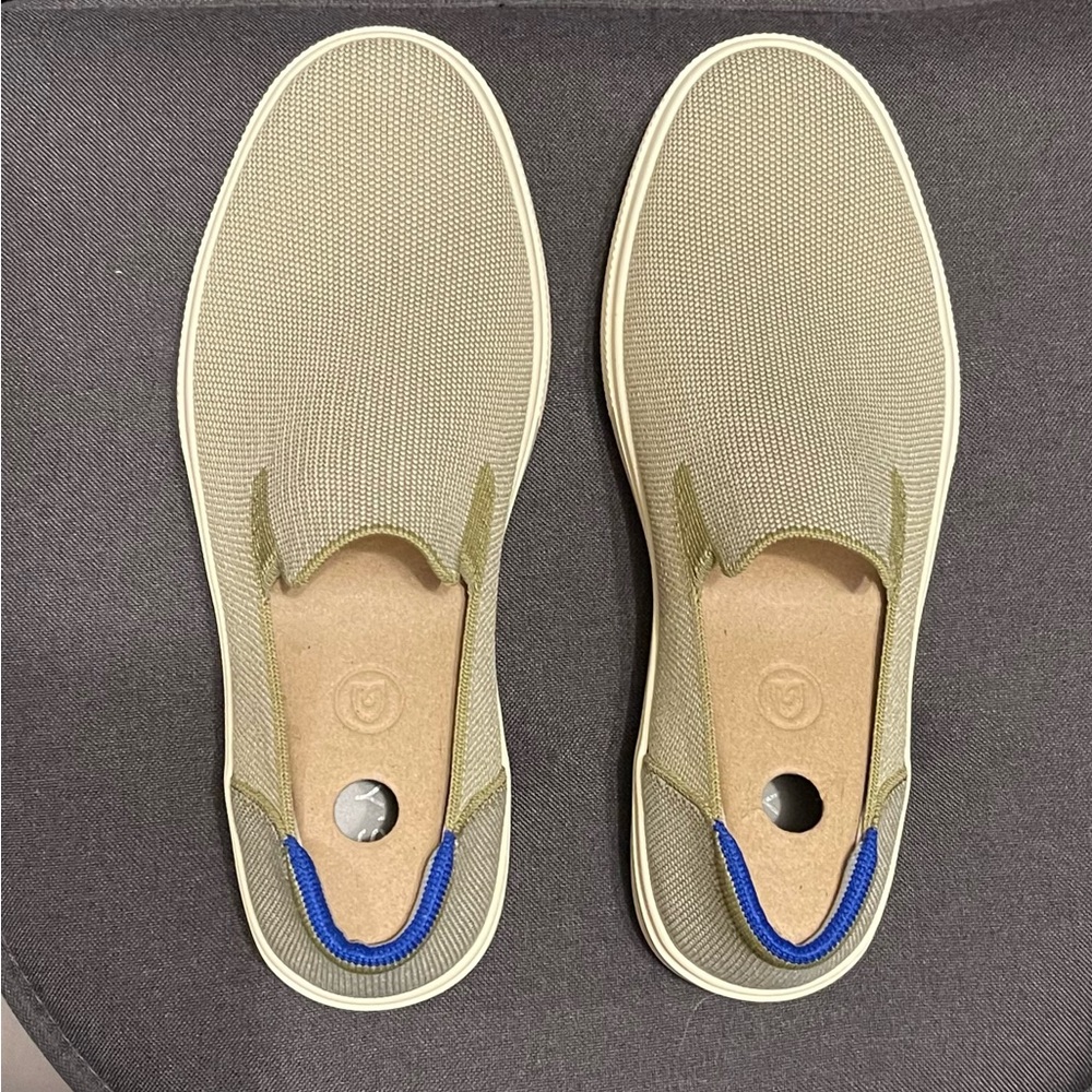 Rothys city slip on sneaker- Olive Size 10